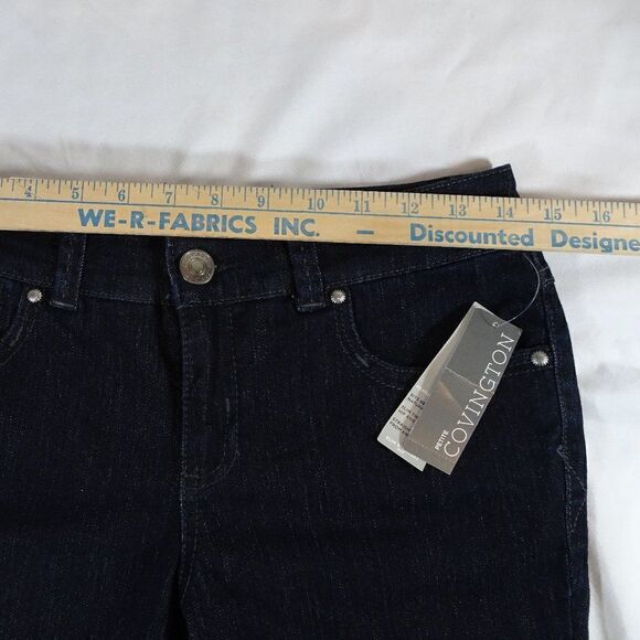Covington Women Petite Slim Straight Jean Size 6P - Picture 6 of 8